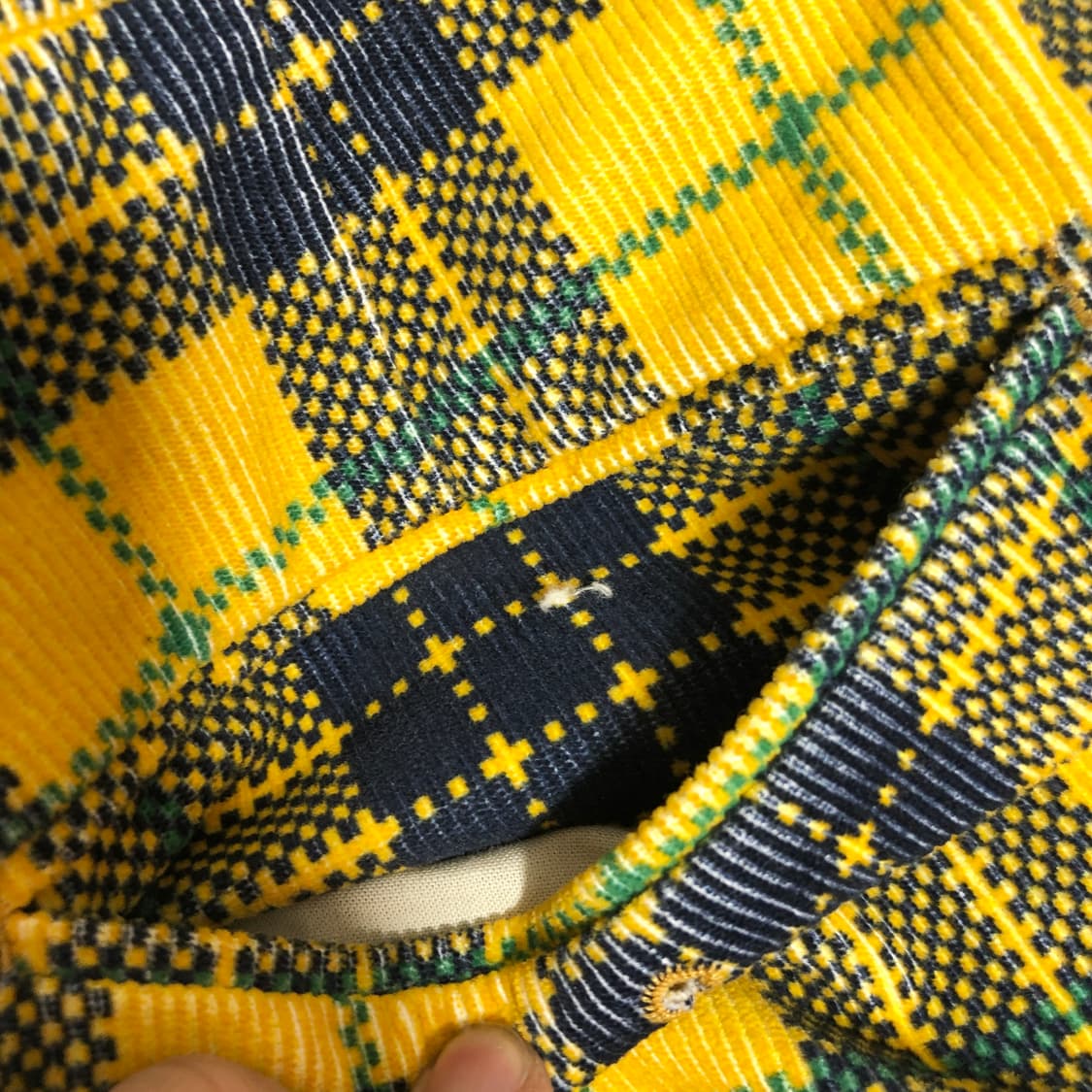 구찌 타탄체크 코듀로이 팬츠 (샘플제품) 상품이미지10