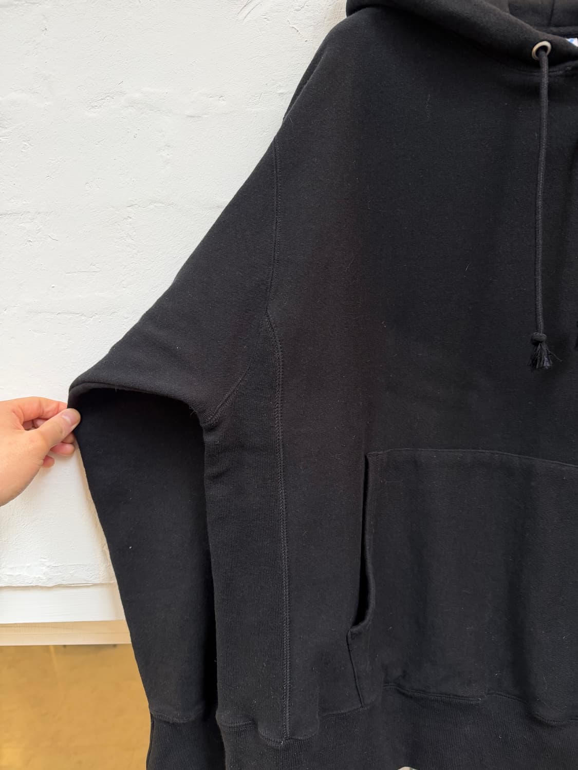 Champion 챔피온 리버스위브 후드티 블랙 L 상품이미지6