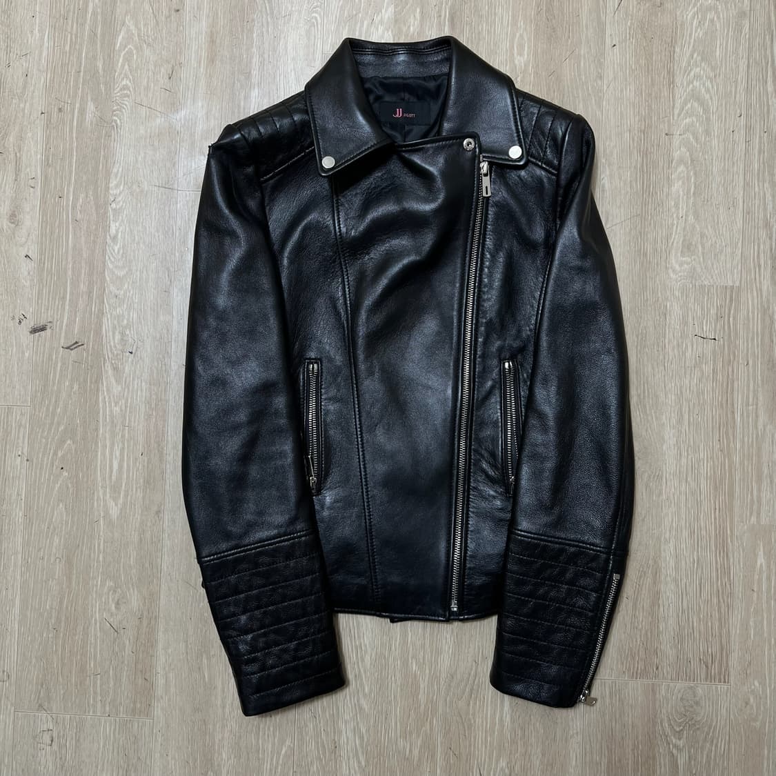 지고트 여성 천연 소가죽 라이더 가죽자켓 44-55  상품이미지1