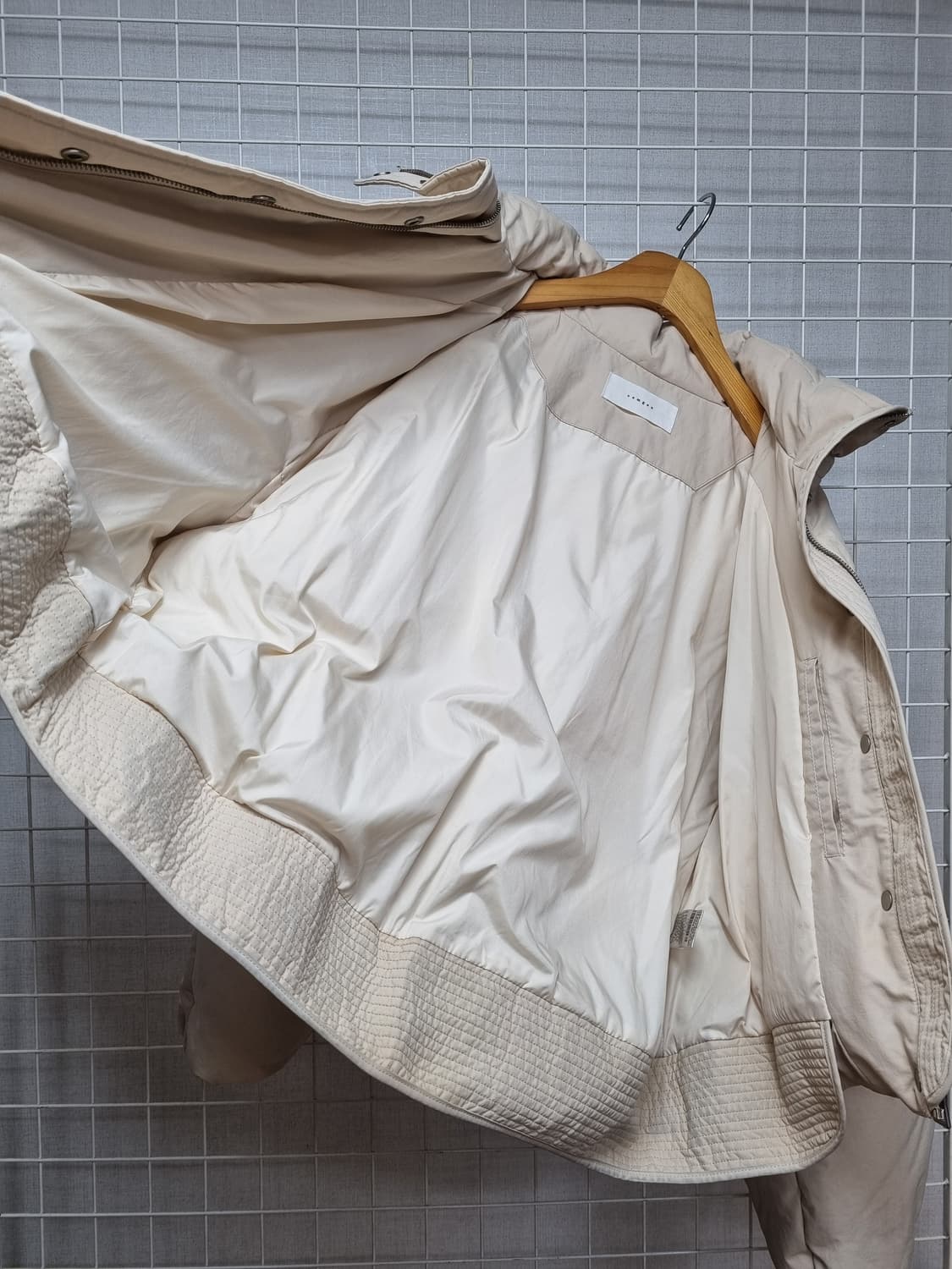 (택포) 컴젠 comgen 덕다운 패딩 (베이지) 상품이미지3