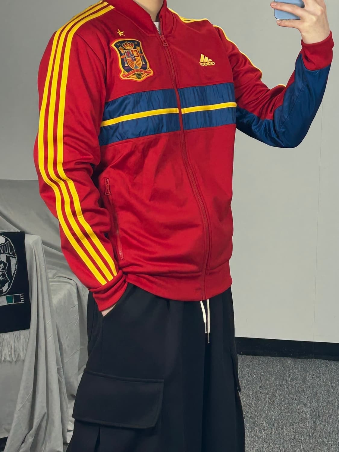 아디다스 스페인 국대 트랙탑 져지 L 상품이미지2