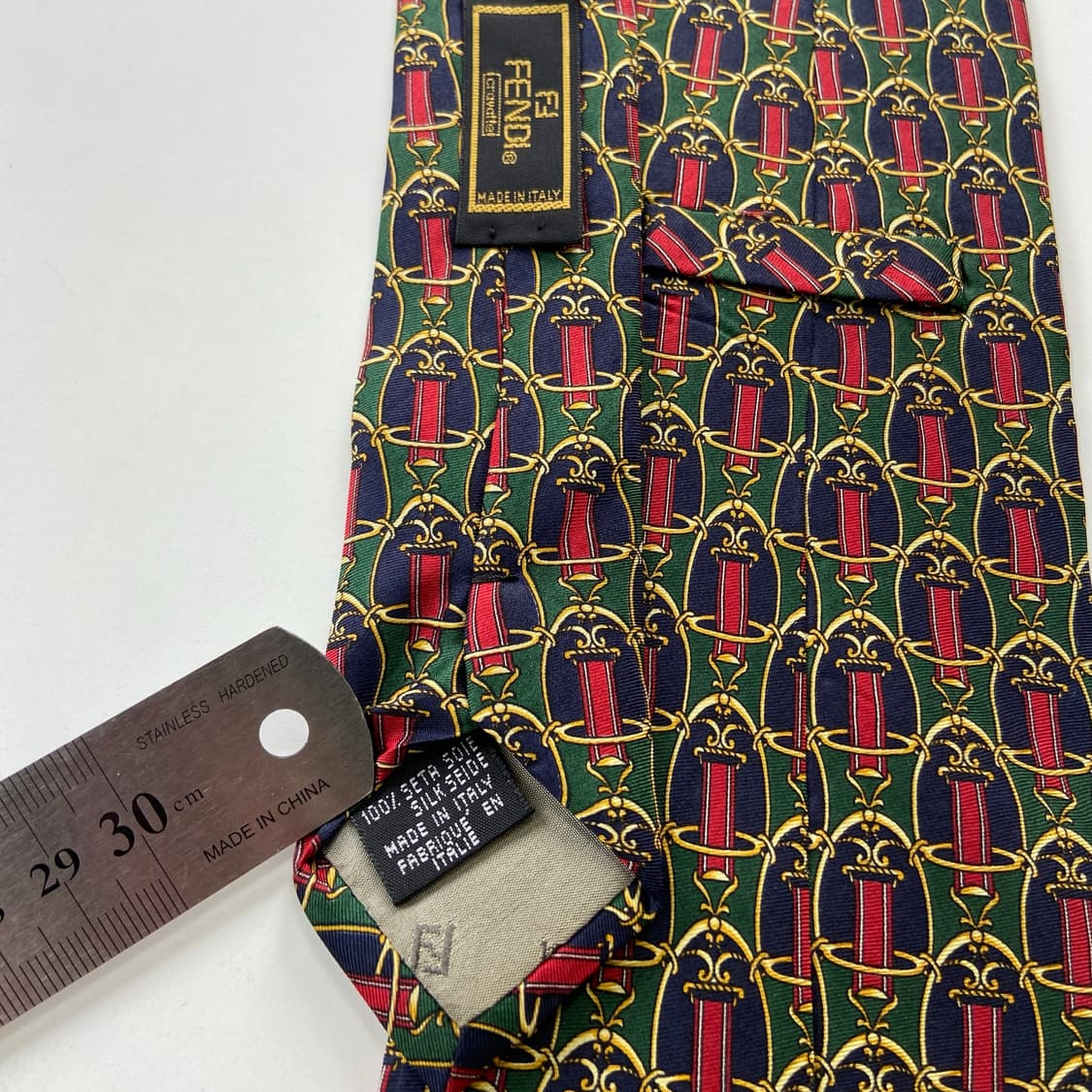 펜디 (FENDI) 정품 명품 넥타이 10.1cm 상품이미지5
