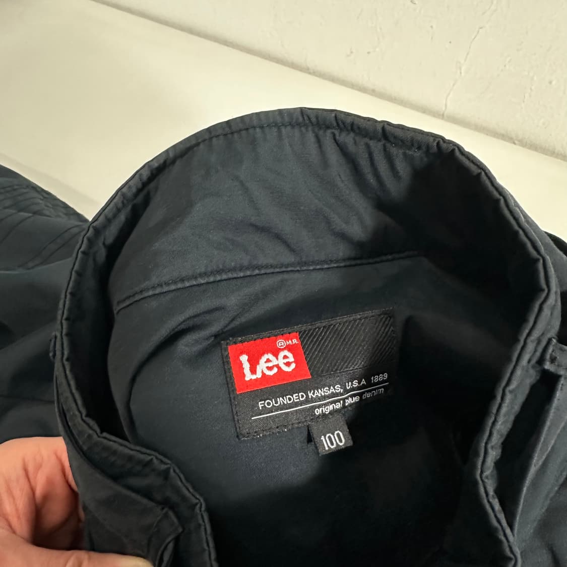 100-105 LEE 리 다크네이비 스티치포인트 점퍼 상품이미지5