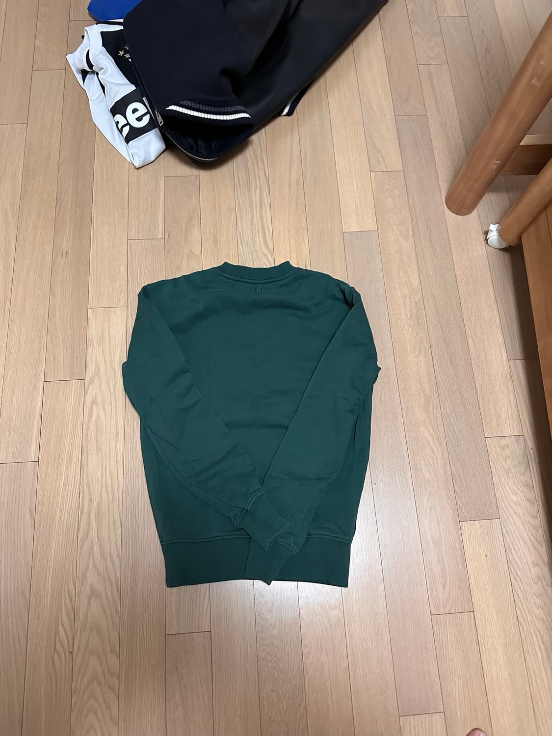 아미 AMI 하트 로고 맨투맨 그린 S 사이즈 상품이미지6