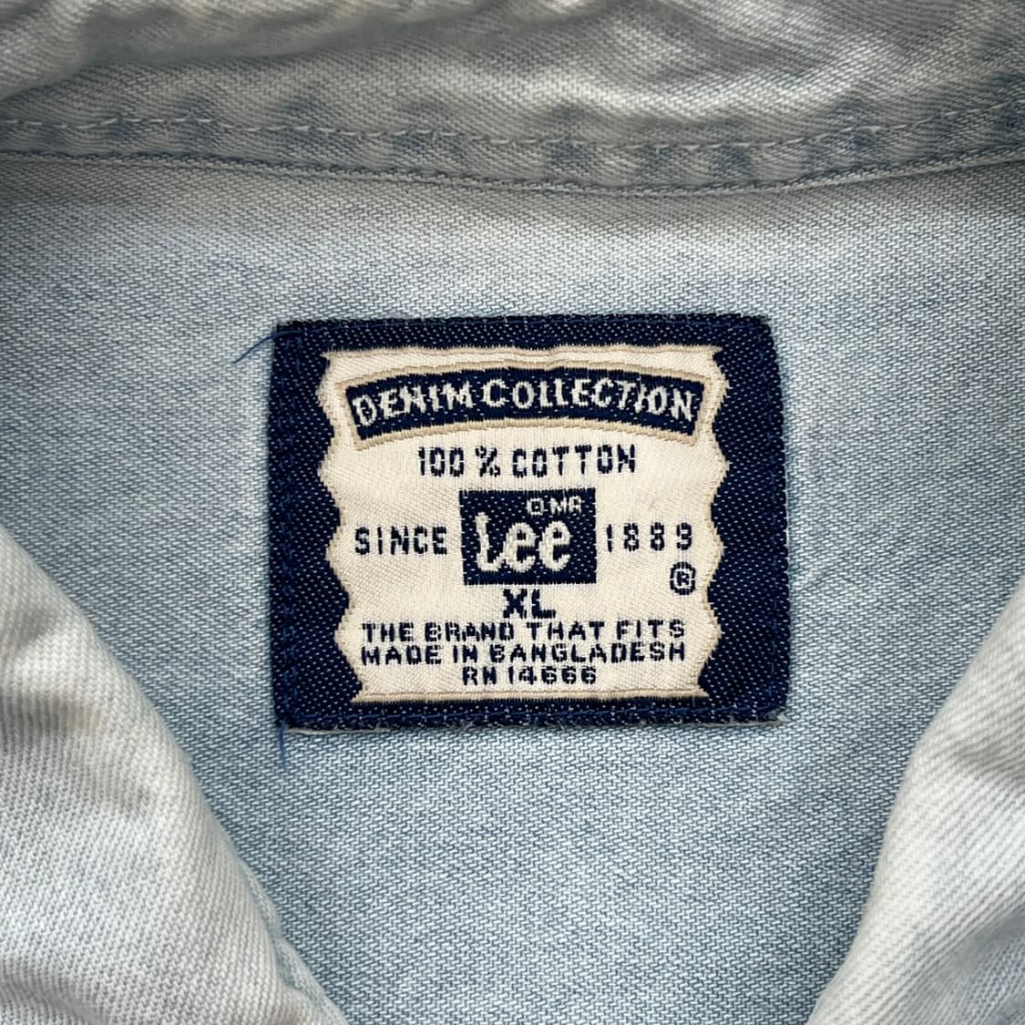 리 자수 데님셔츠 r2283 상품이미지5