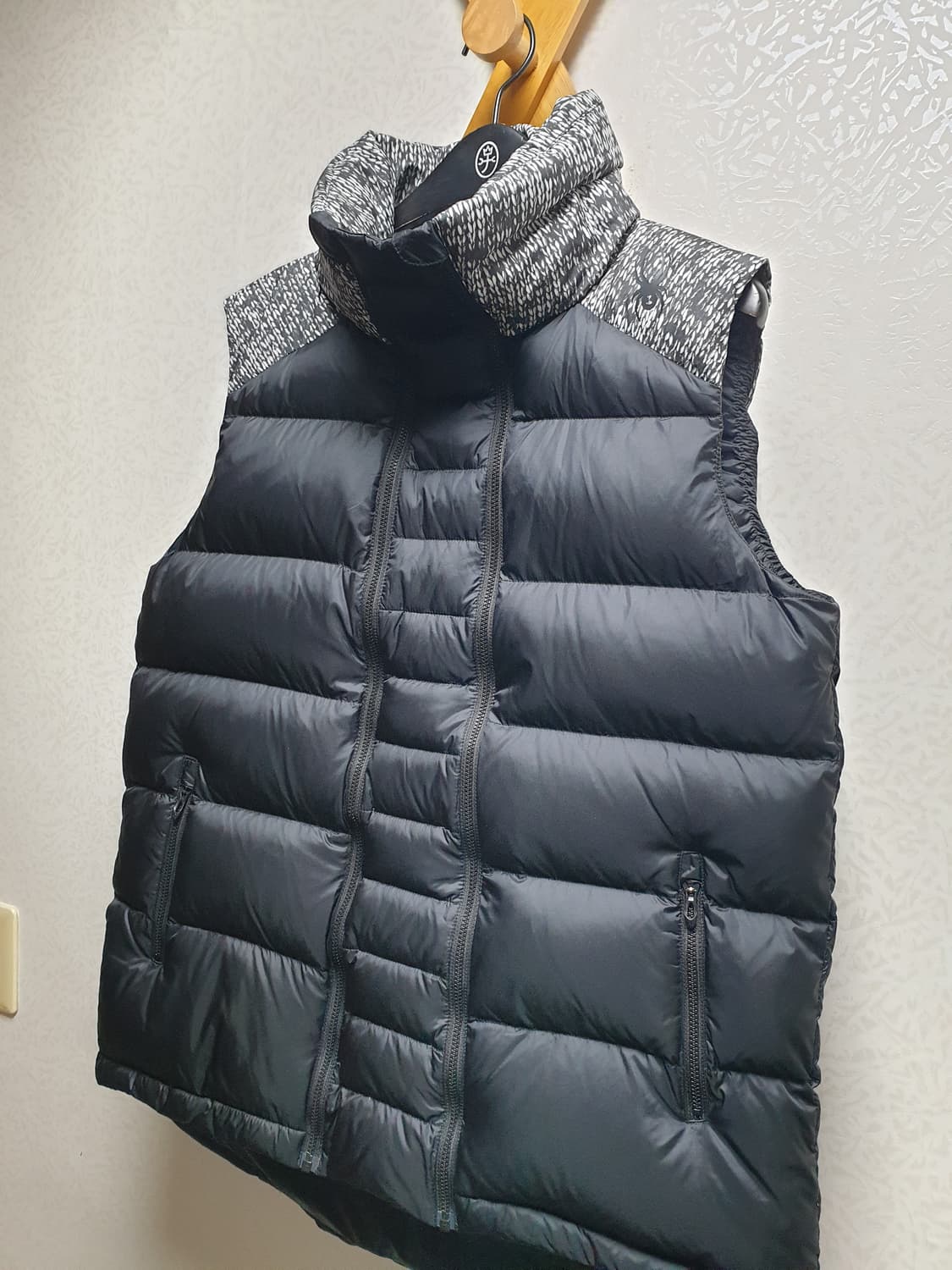 [여90] 스파이더 여성 패딩조끼 블랙 상품이미지2