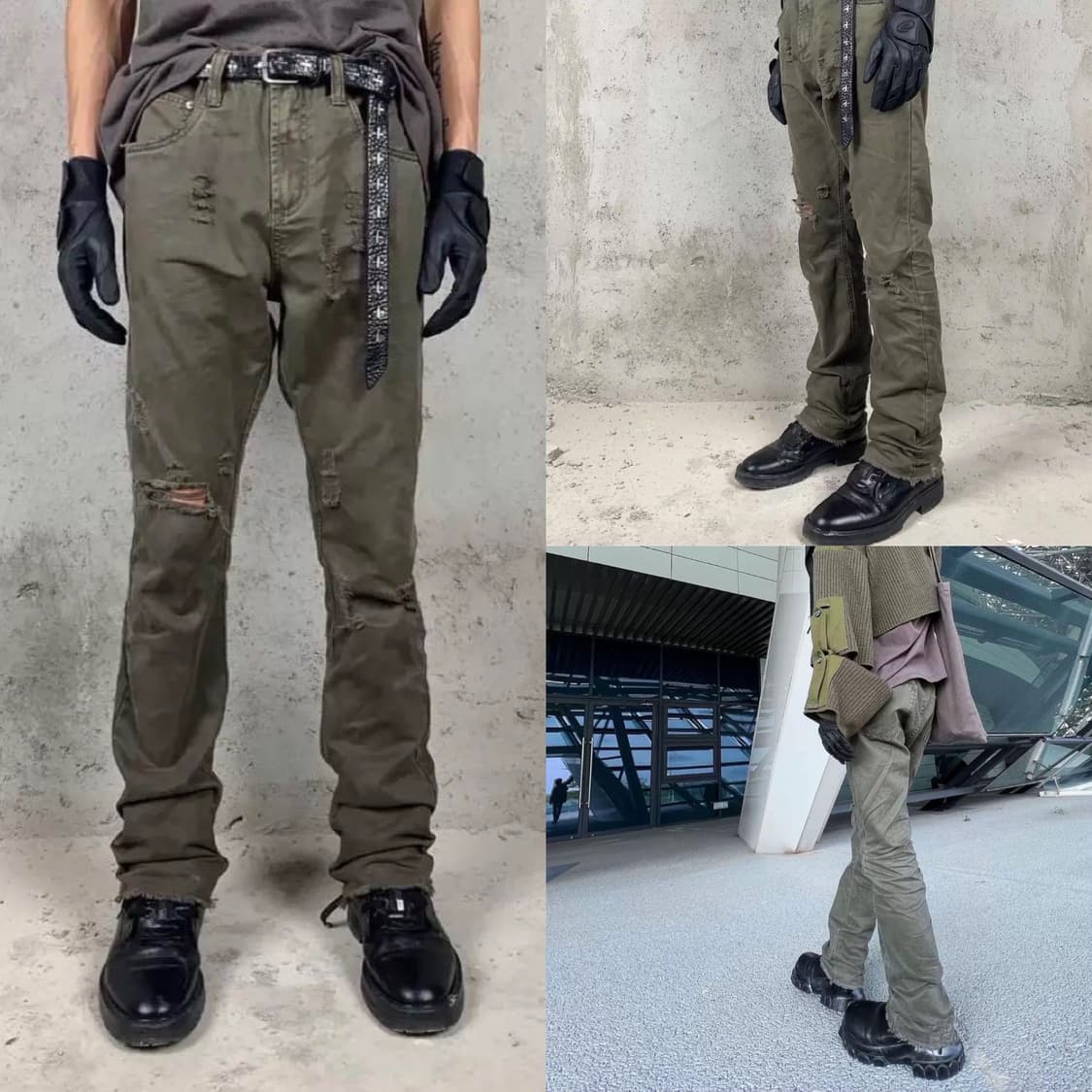 F.D.M wave Distressed Damage Pants 상품이미지10
