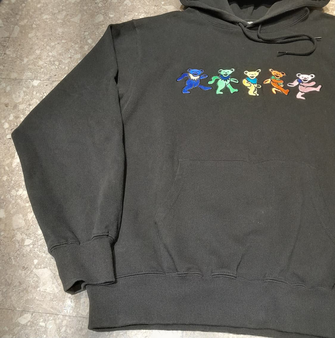 💥디스이즈네버댓 X 그레이트풀데드 후드 블랙 (L) 상품이미지7