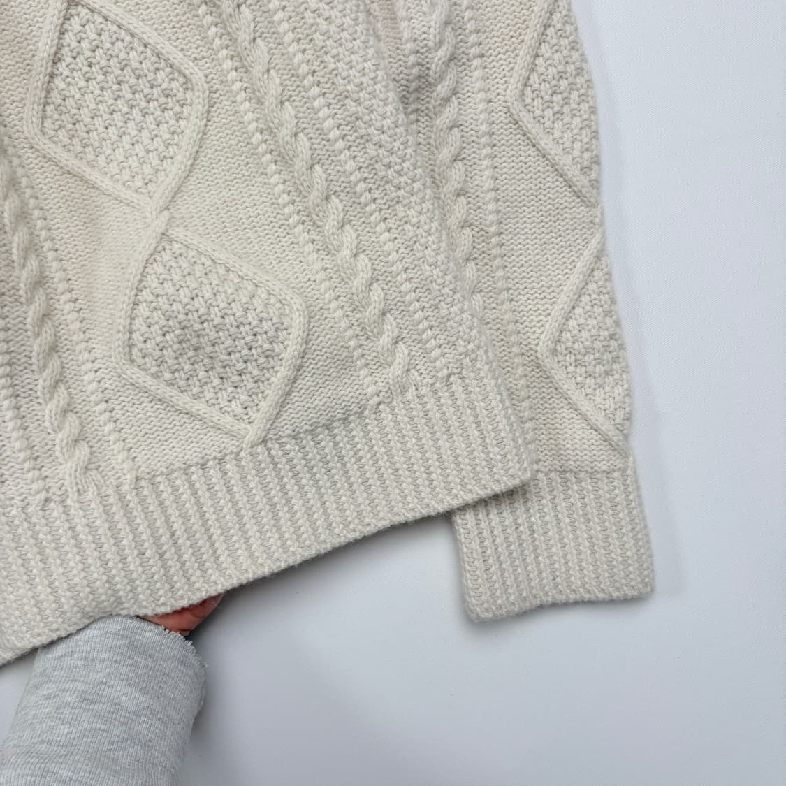 [free] Handmade ivory sweater knit  상품이미지3