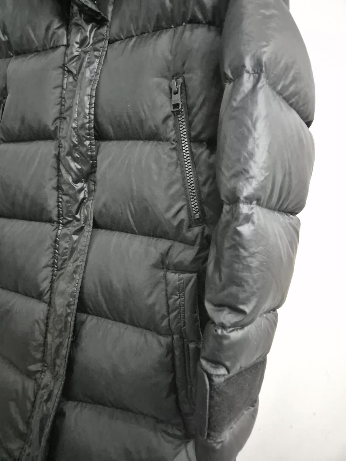 캘빈클라인 진 블랙 후드 롱패딩(95/M) 상품이미지3