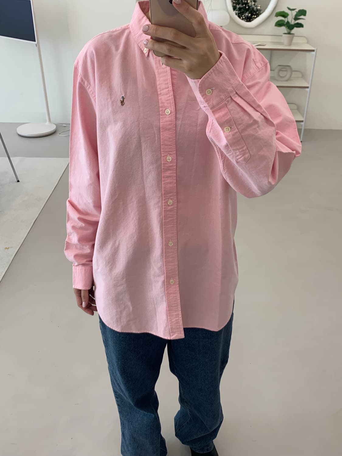 폴로 랄프로렌 보이즈 옥스포드 셔츠 XL(20) 상품이미지6