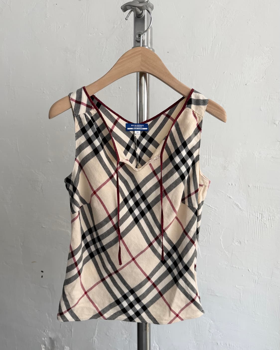 Burberry 버버리 블루라벨 노바체크 슬리브리스 탑 상품이미지4