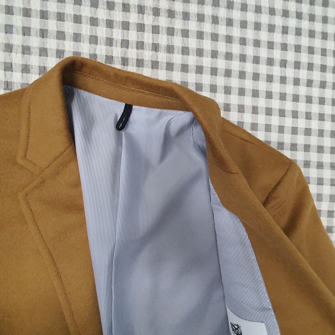 커스텀멜로우 울 캐시미어 코트 남자95 상품이미지7