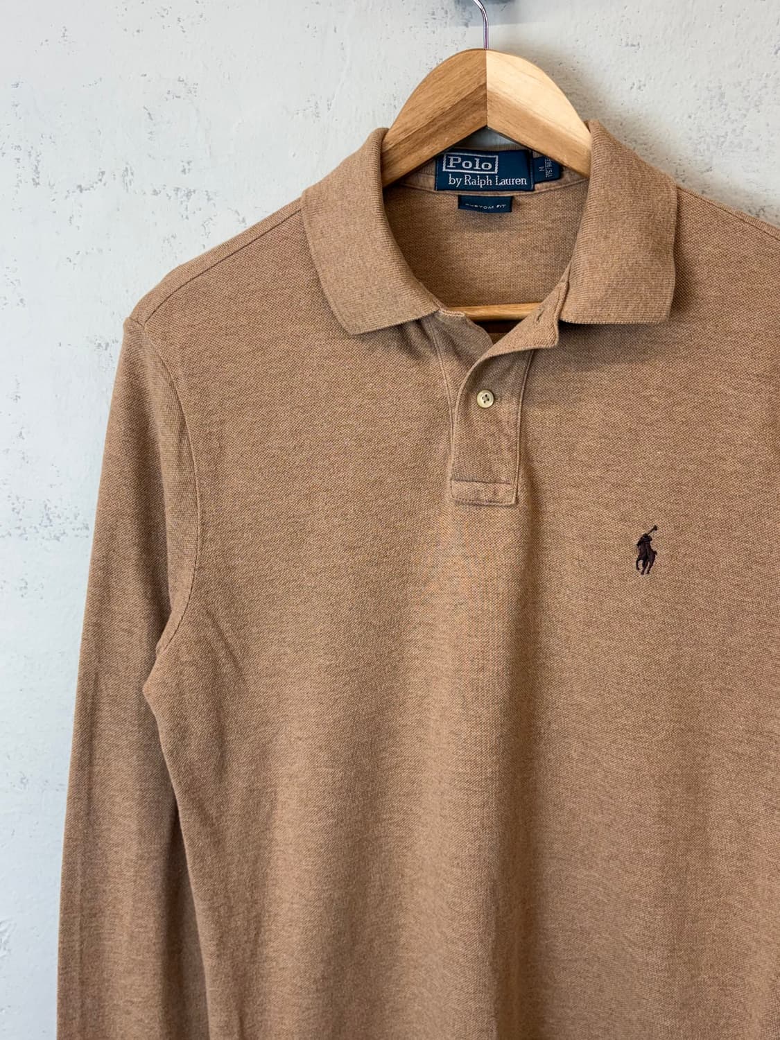 폴로랄프로렌 포니 로고 브라운 카라 롱 슬리브 상품이미지5