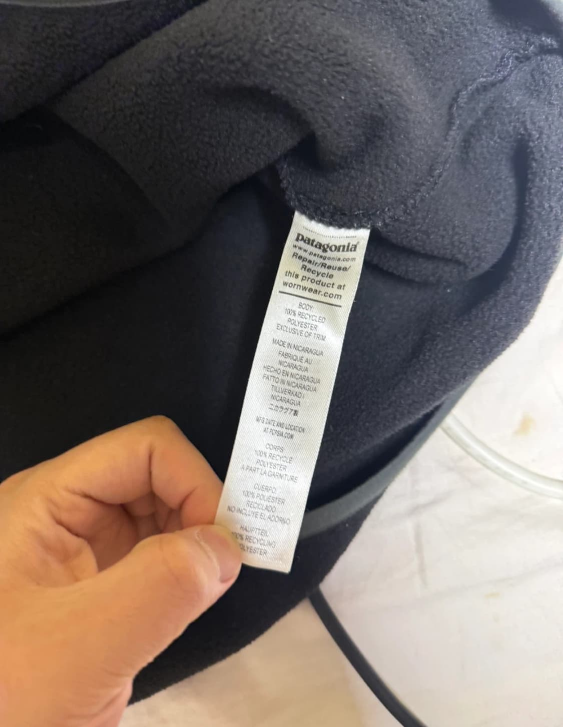 파타고니아 신칠라 플리스 블랙 XL 상품이미지3