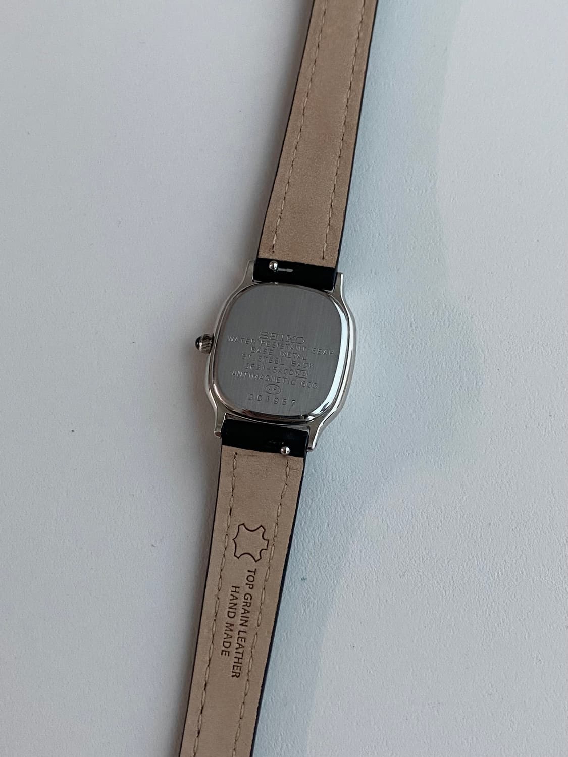 Seiko 세이코 엑셀린 쿼츠 스퀘어 실버 레이디스 상품이미지4