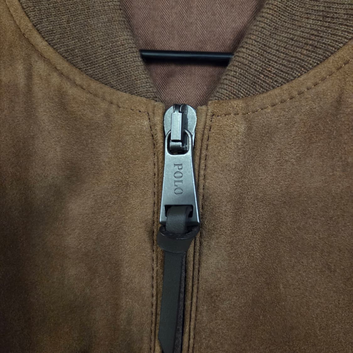 폴로 스웨이드 봄버 자켓 m 레더자켓 가죽자켓 스웨이드자켓 상품이미지5