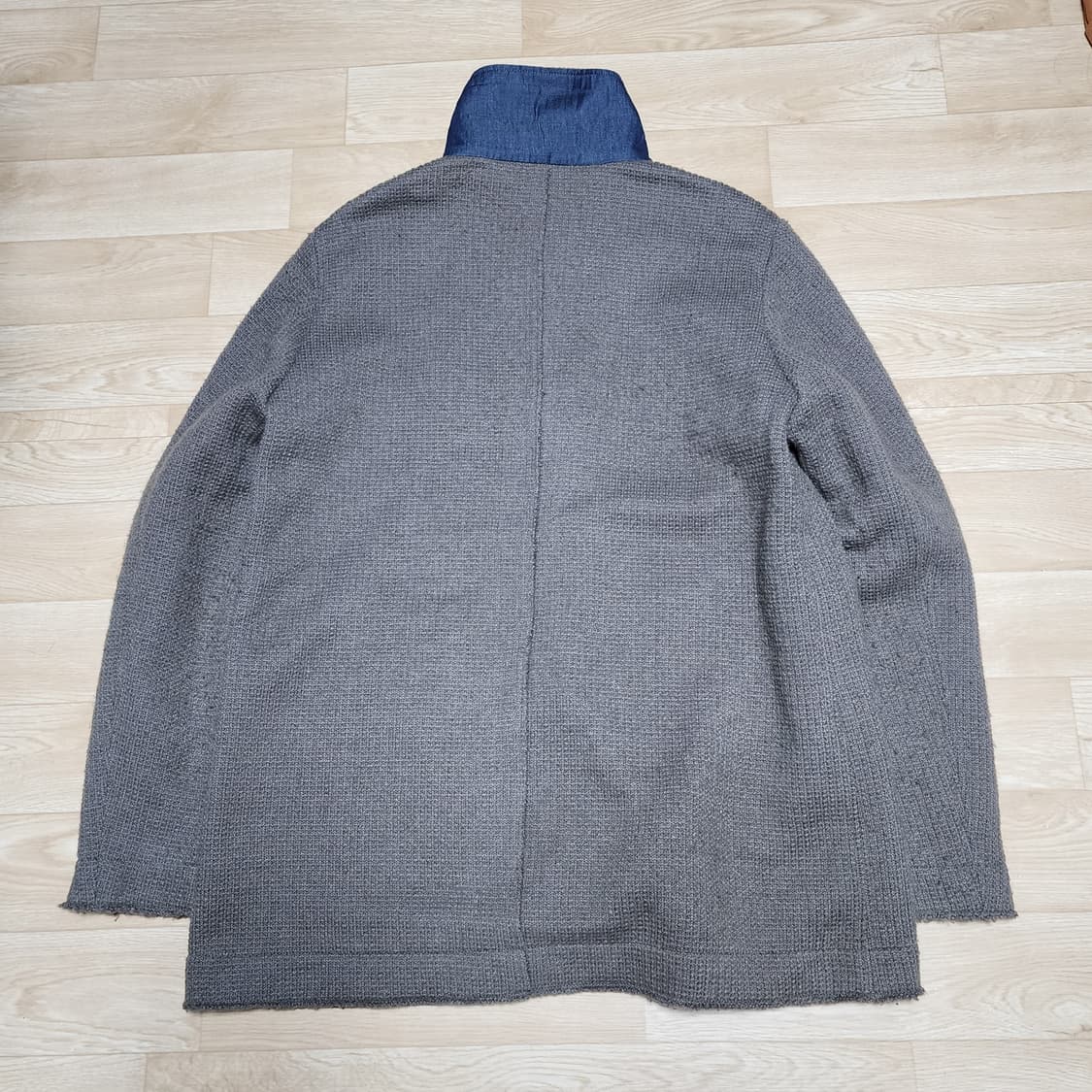 [50] 스위스 크리스 / 니트 코트 베이지 상품이미지5