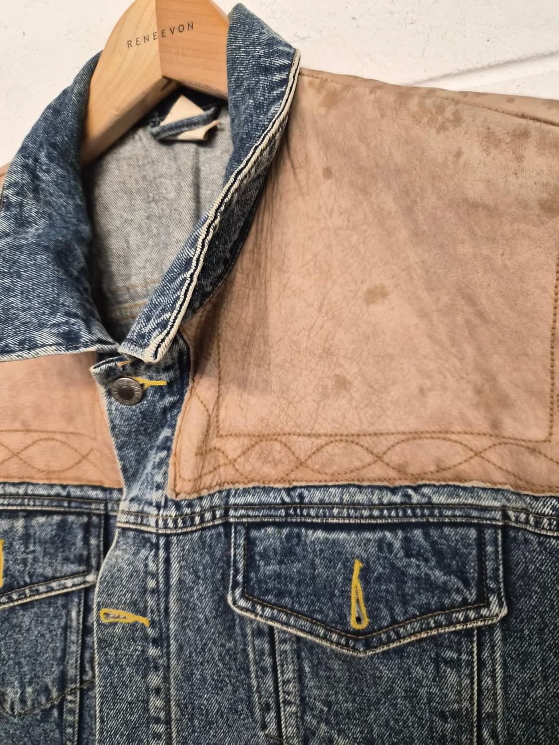 L/105) OUT LINE 빈티지 데님 조끼 팝니다 상품이미지3