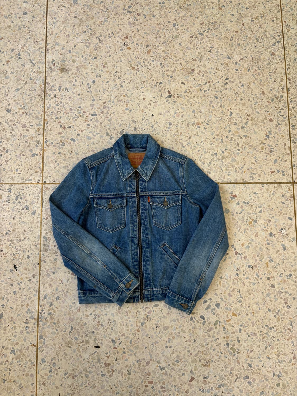 리바이스 오렌지탭 집업 트러커 데님자켓 상품이미지8