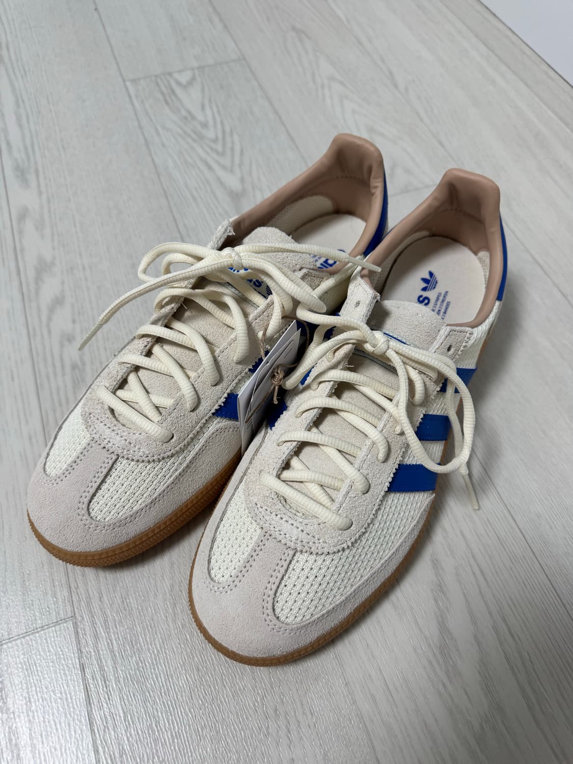 아디다스 핸드볼 스페지알 - 크림화이트:블루 / JS3865 상품이미지3