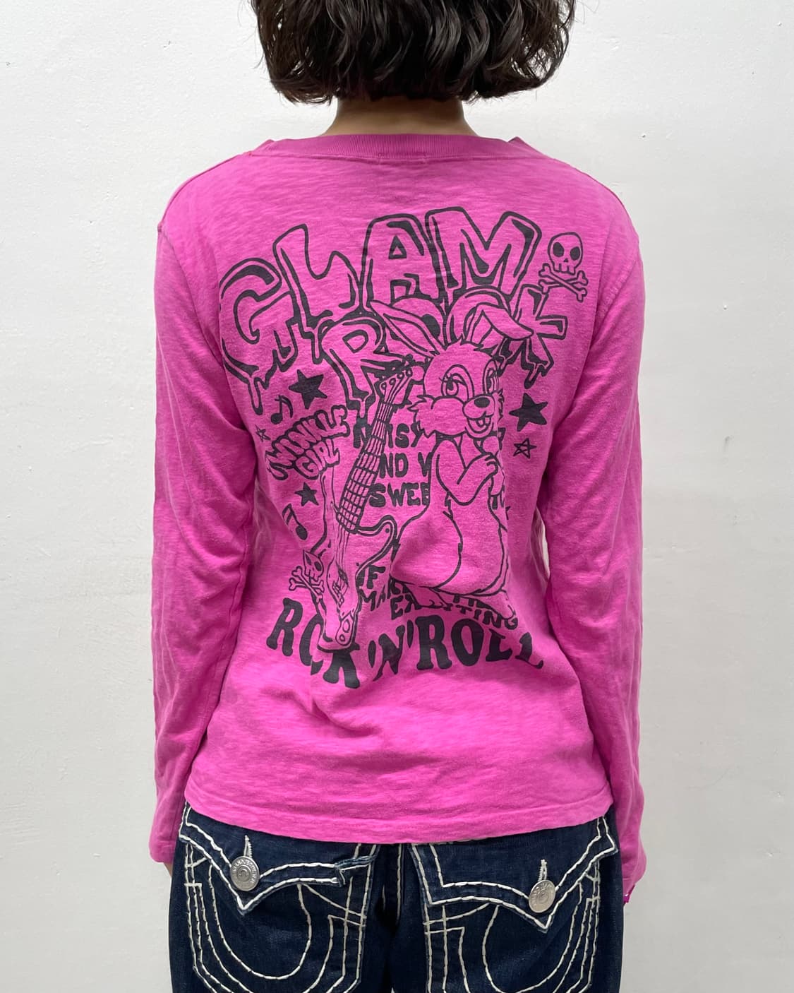Rock bunny pink long sleeve  상품이미지3