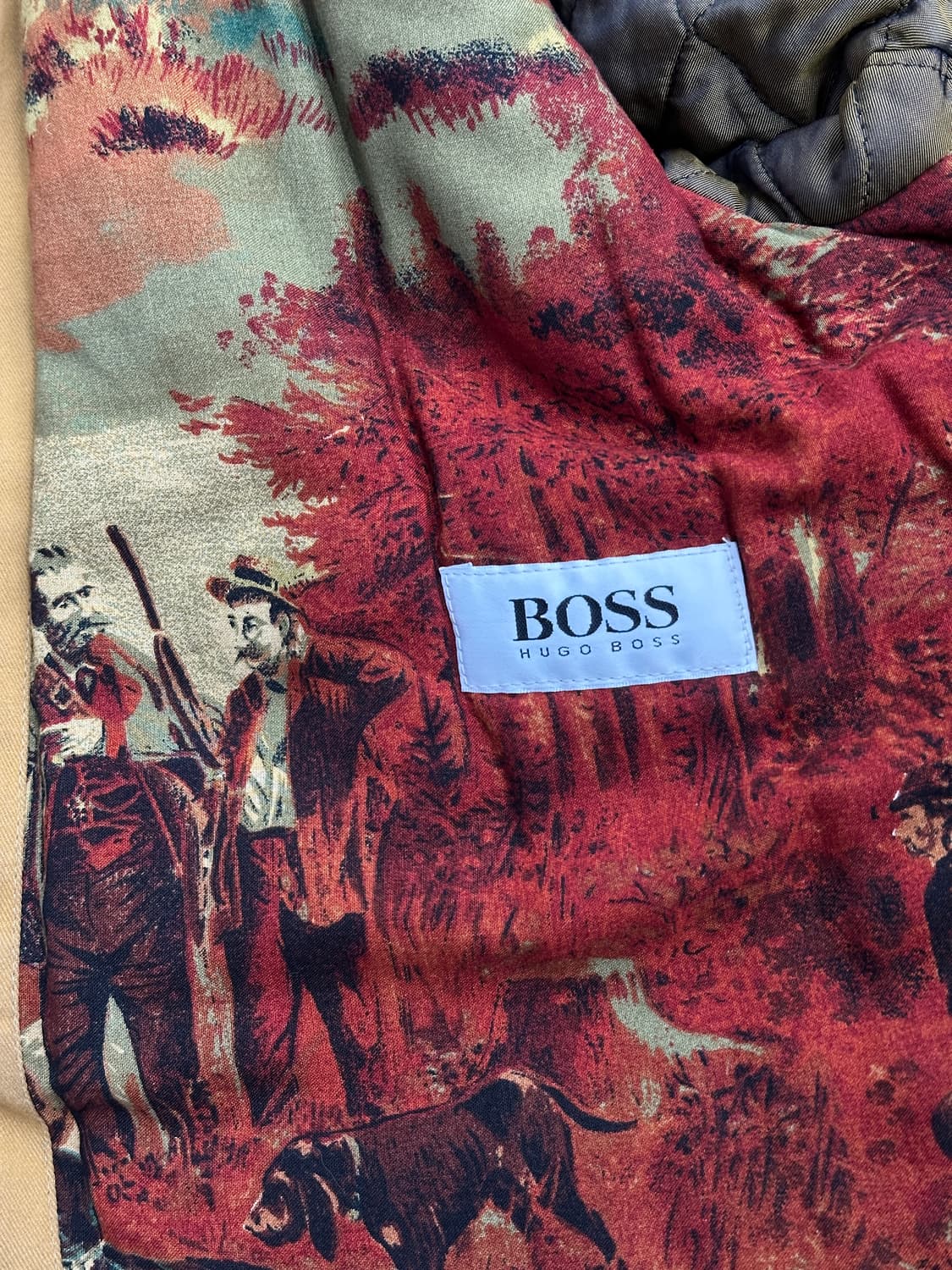 90s HUGO BOSS 헌팅자켓 XL 상품이미지9