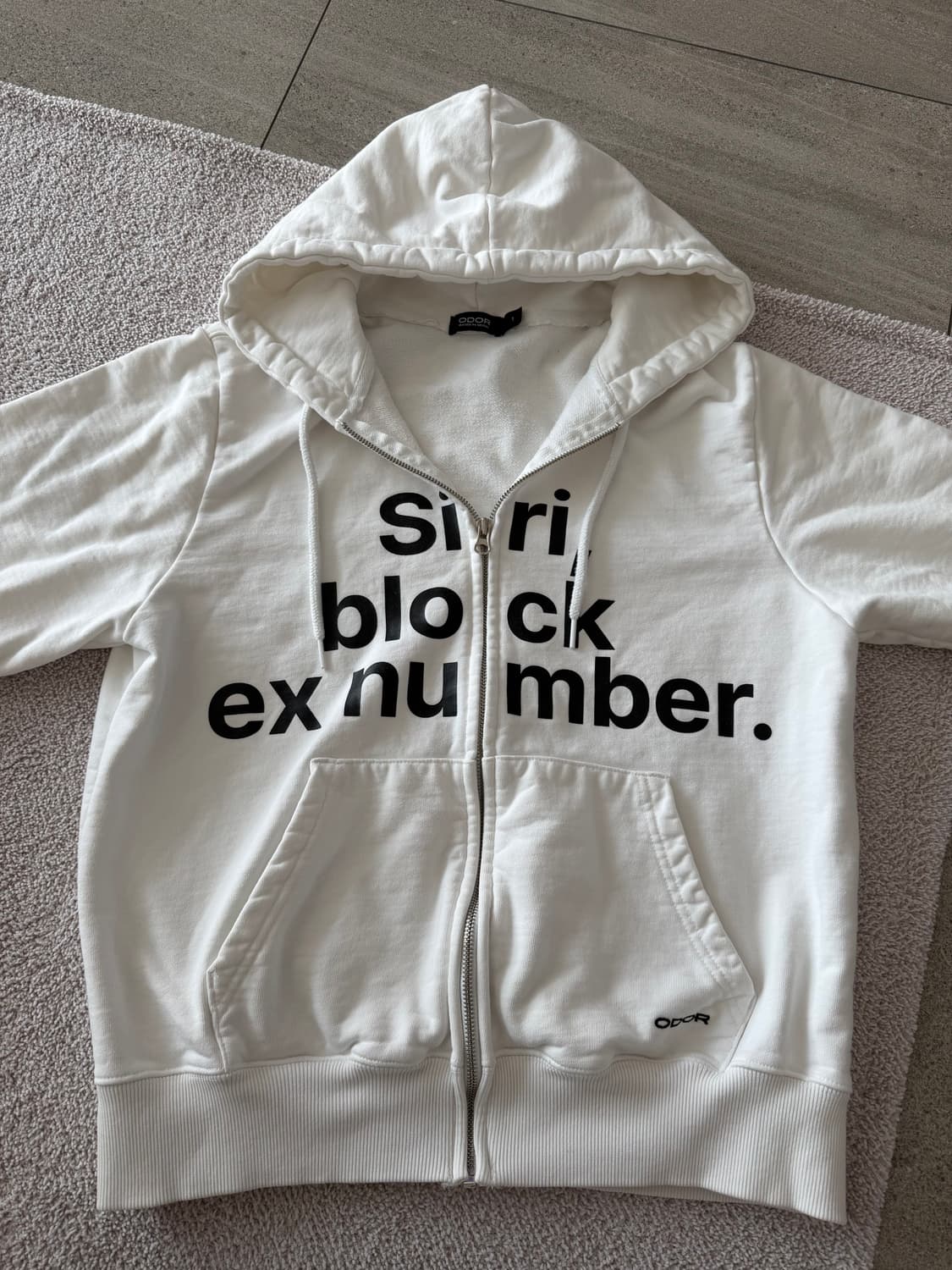 ODOR 기모 오도어 시리 후드집업 사이즈 1 상품이미지1