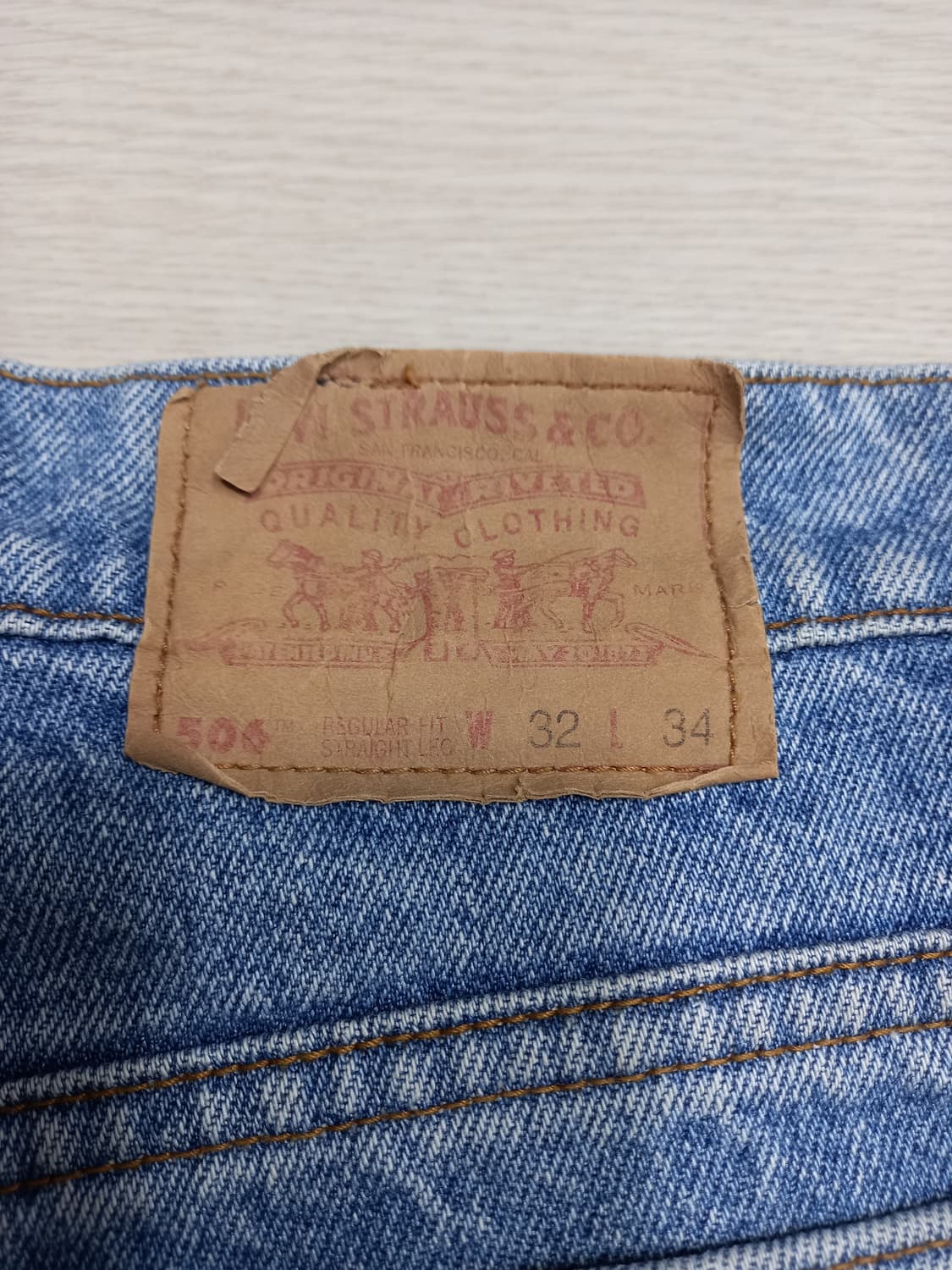 31 90's 리바이스506 Peru RedPont 일자진 31-466 상품이미지5