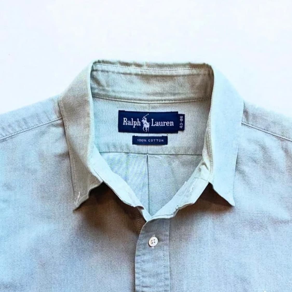 폴로랄프로렌 옥스포드 피스타치오 셔츠 상품이미지7