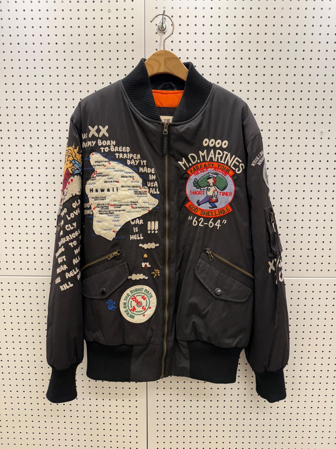빈티지 패치워크 ma-1 U944 상품이미지2