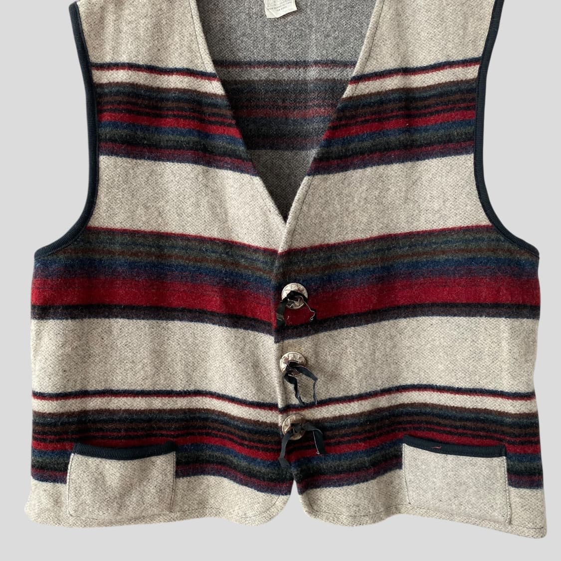 (F)빈티지 웨스턴 울 베스트  상품이미지4