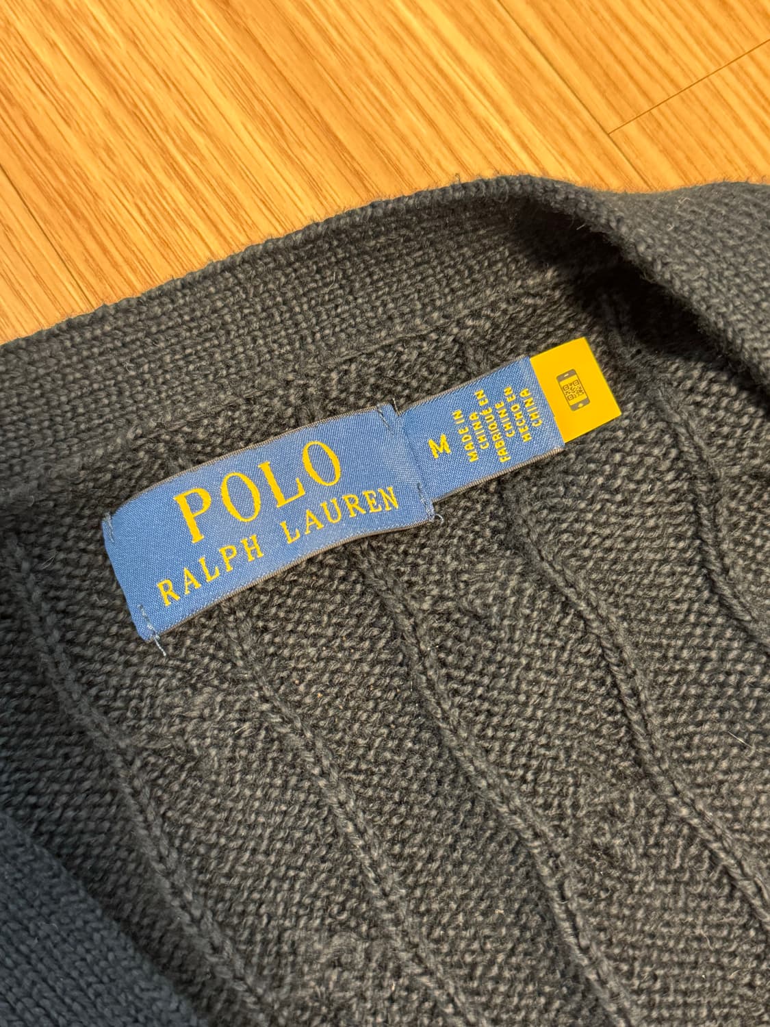 [남성 M] 폴로 랄프로렌 케이블 가디건 네이비 상품이미지3