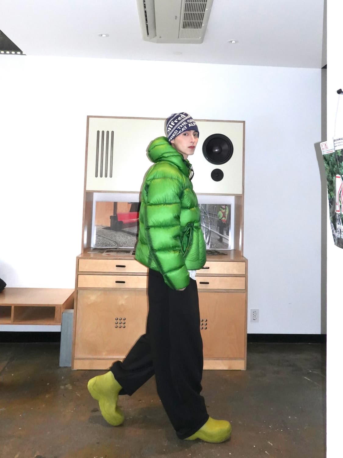 씨피컴퍼니 디디쉘 패딩 게코 그린 상품이미지3