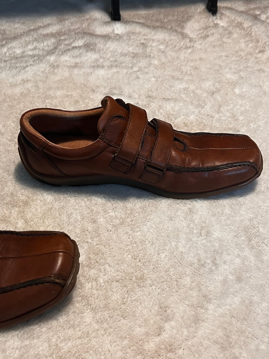 Clarks velcro leather shoes 280 상품이미지3