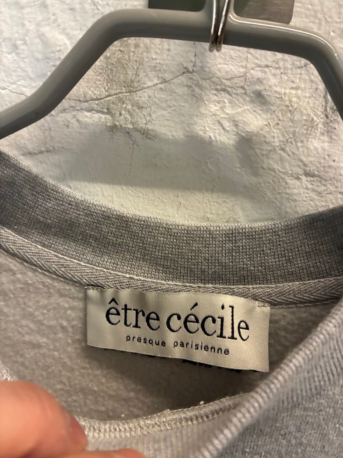 Etre Cecile 에트레 세실 팬톤 로고 스웻셔츠 XS 상품이미지2