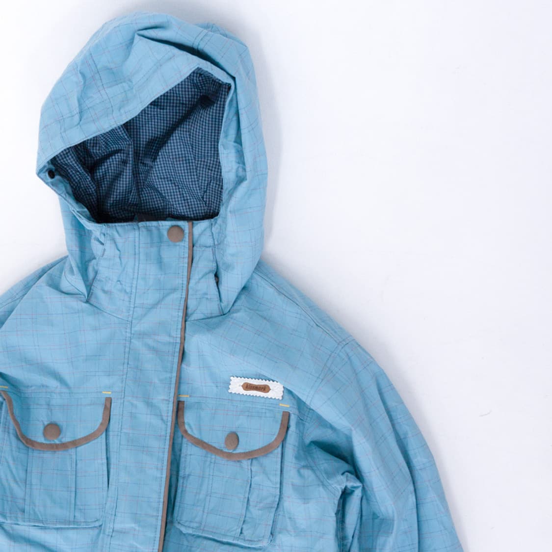 [KISSMARK] 섬마을 블루 아웃도어 후드 자켓 상품이미지2