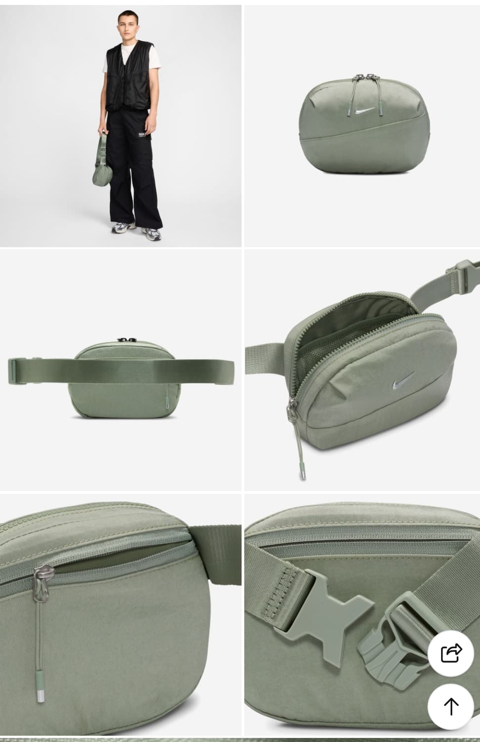 나이키 아우라 크로스바디백 2L 제이드 호라이즌 상품이미지1