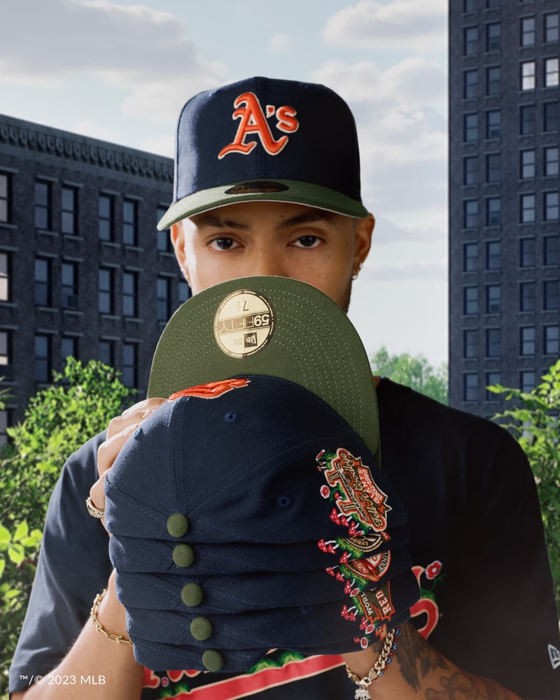 뉴에라 양키스 플라워 피티드 캡 59fifty 상품이미지5