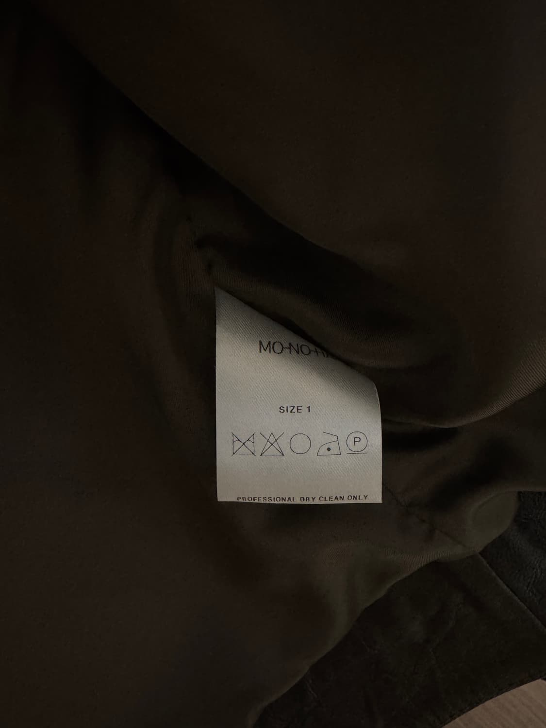 Lambskin biker jacket (brown) 모노하 바이커자켓 상품이미지7