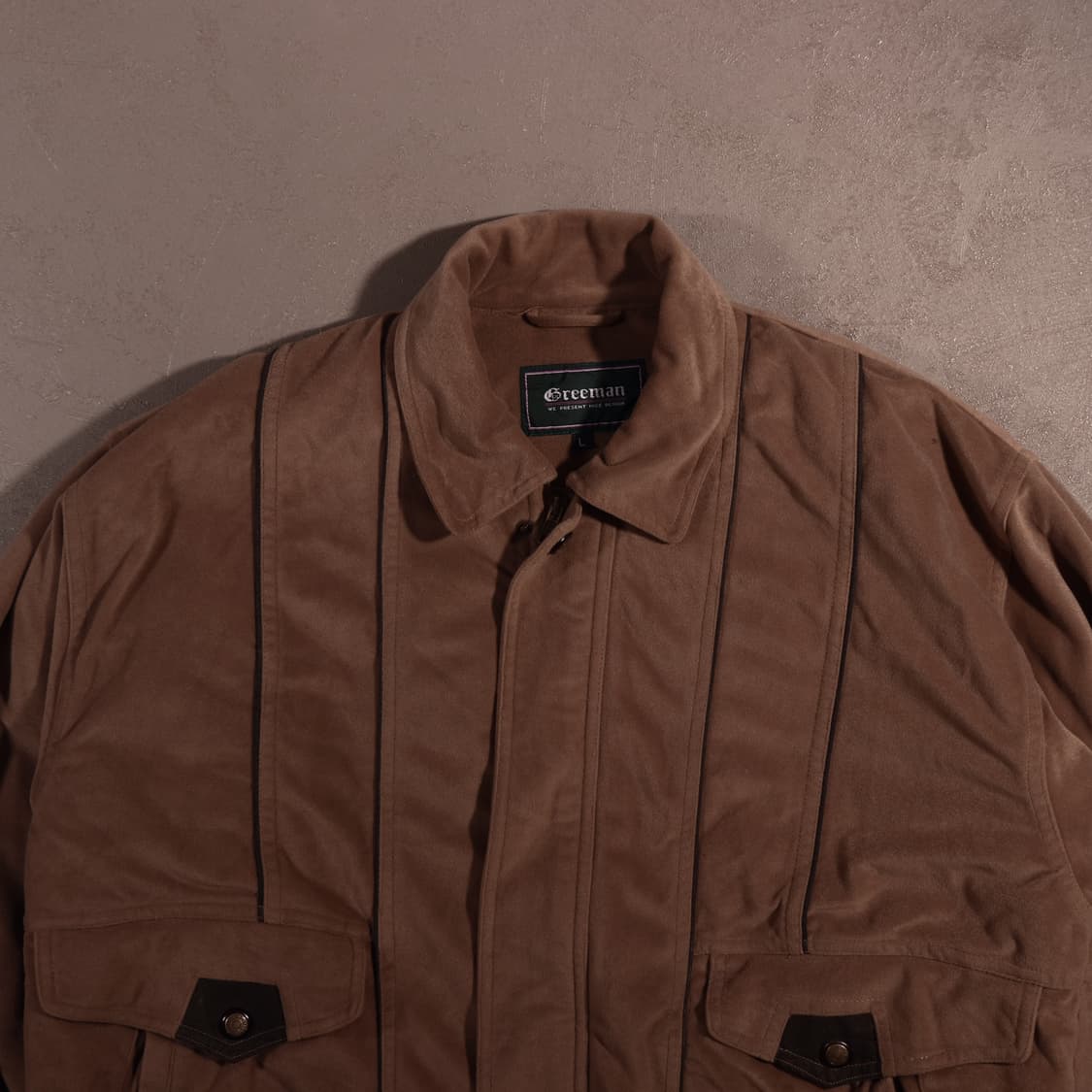 일본빈티지 벨벳 블루종 자켓 상품이미지2