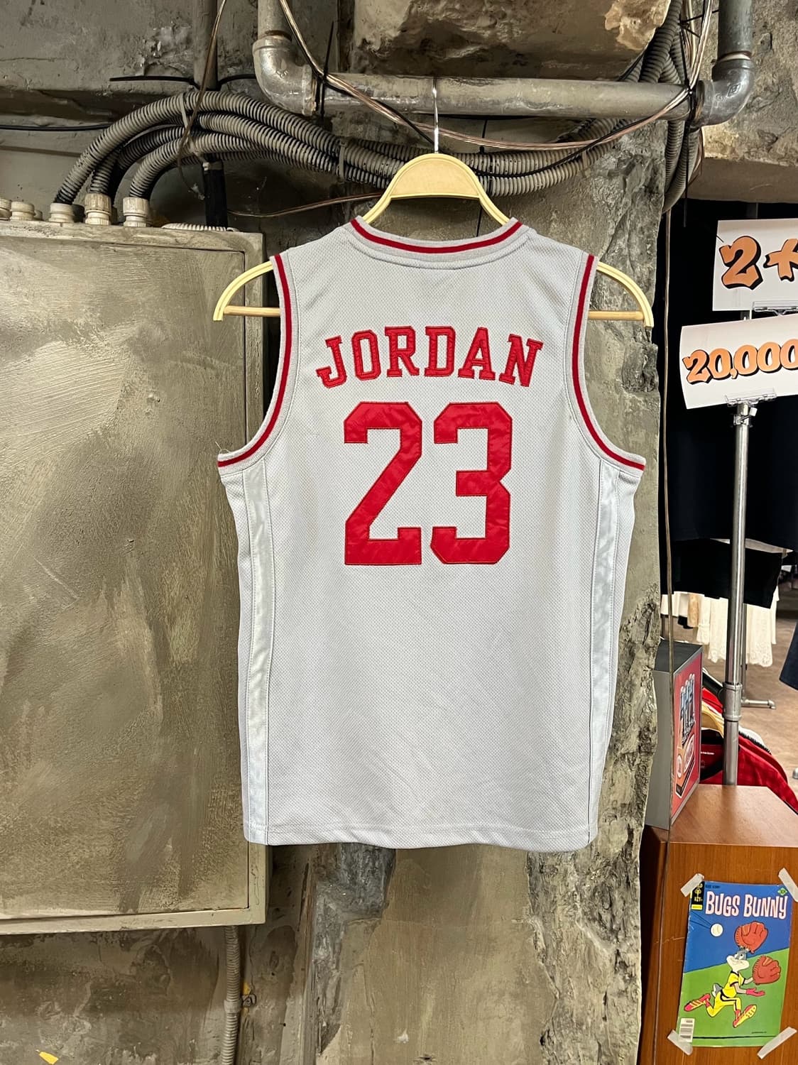 나이키 에어 조던 농구 져지 그레이 키즈 L #csz3845 상품이미지2