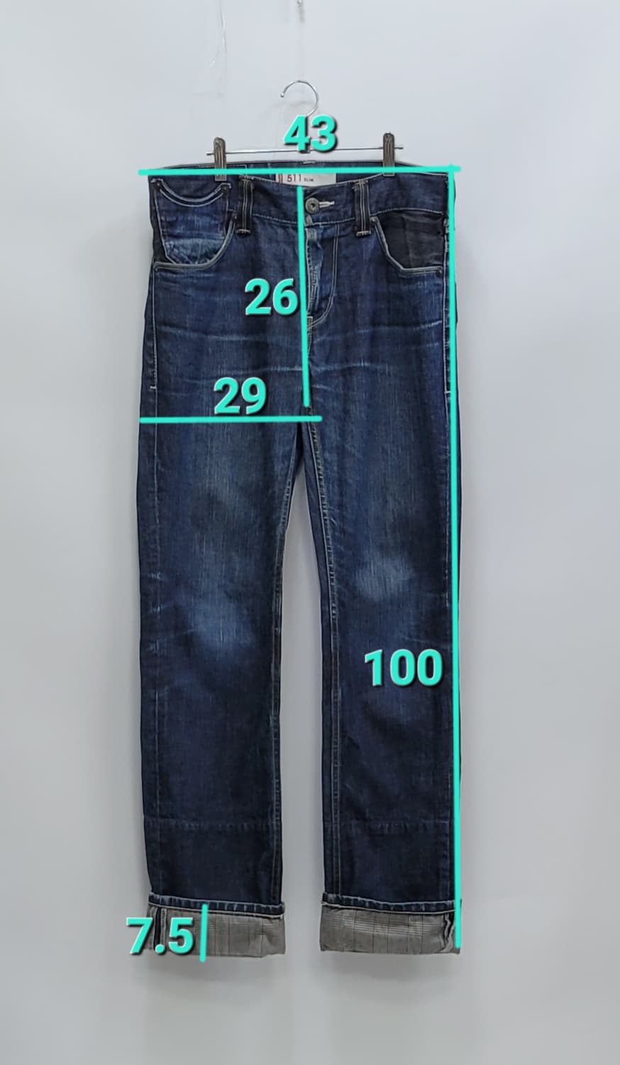 LEVI'S 리바이스 511 데님 청바지 / 남 32
 
 상품이미지10