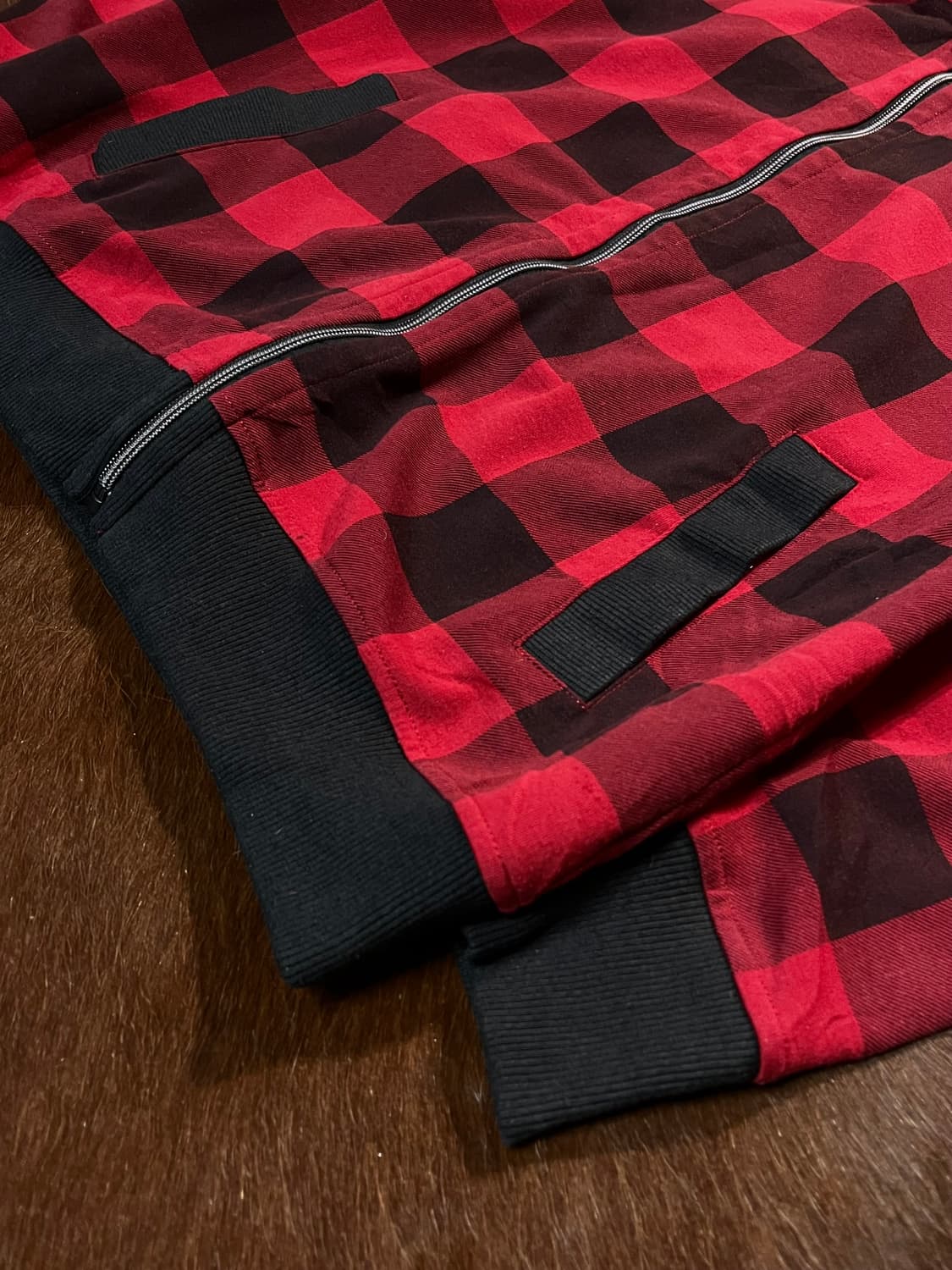 Doublefocus 체크 집업 상품이미지7