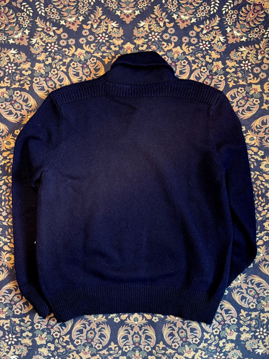 폴로 램스울 숄카라 집업 나트 스웨터 상품이미지5