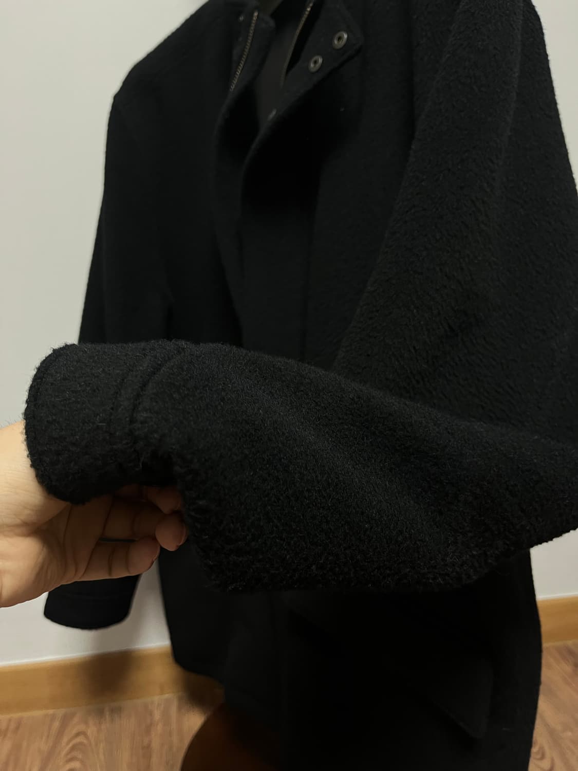 고낙 m65 wool alpaca coat - black m-65  상품이미지5