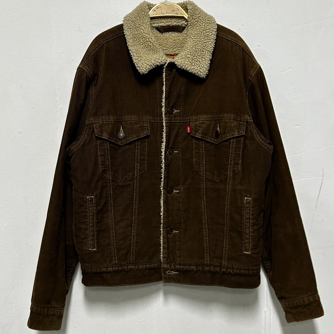 리바이스 코듀로이 양털 트러커 브라운 자켓ㄷ 상품이미지2