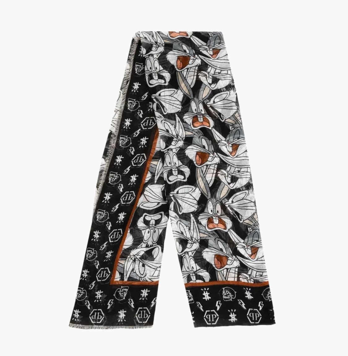 (OS) 필립플레인 모달 실크 버니 스카프 블랙 상품이미지6