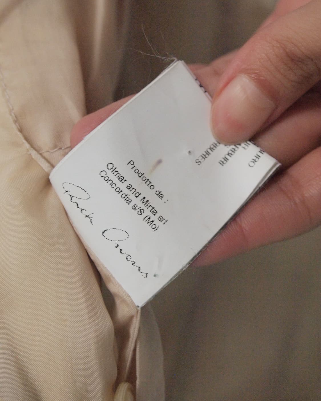 릭오웬스 olmar&mirta asymmetric 레더 블레이져 상품이미지8