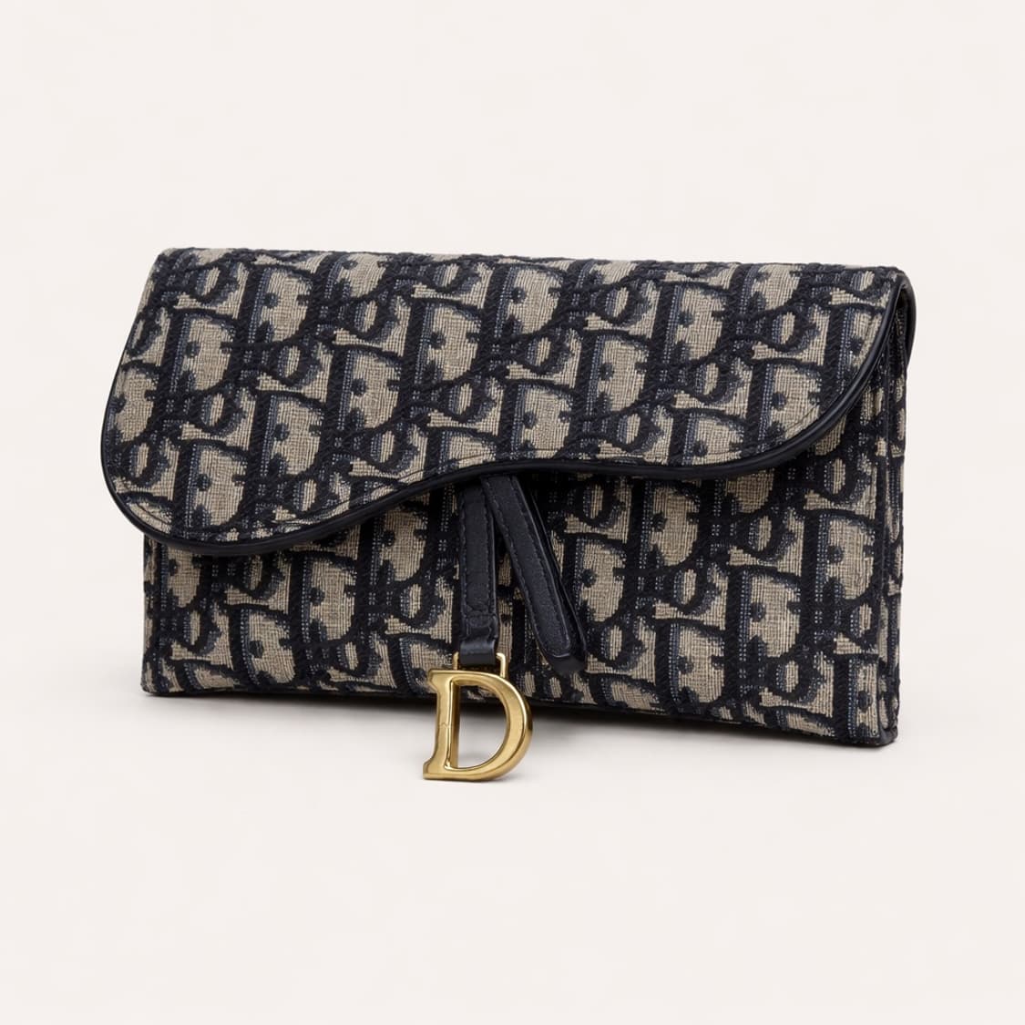 [S급] 디올 새들 디올 오블리크 자카드 파우치 블루 판매합니다!!! 상품이미지1